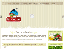 Tablet Screenshot of fattorialarondine.it